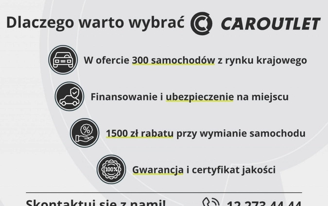 Nissan Qashqai cena 69900 przebieg: 64500, rok produkcji 2016 z Krosno małe 407